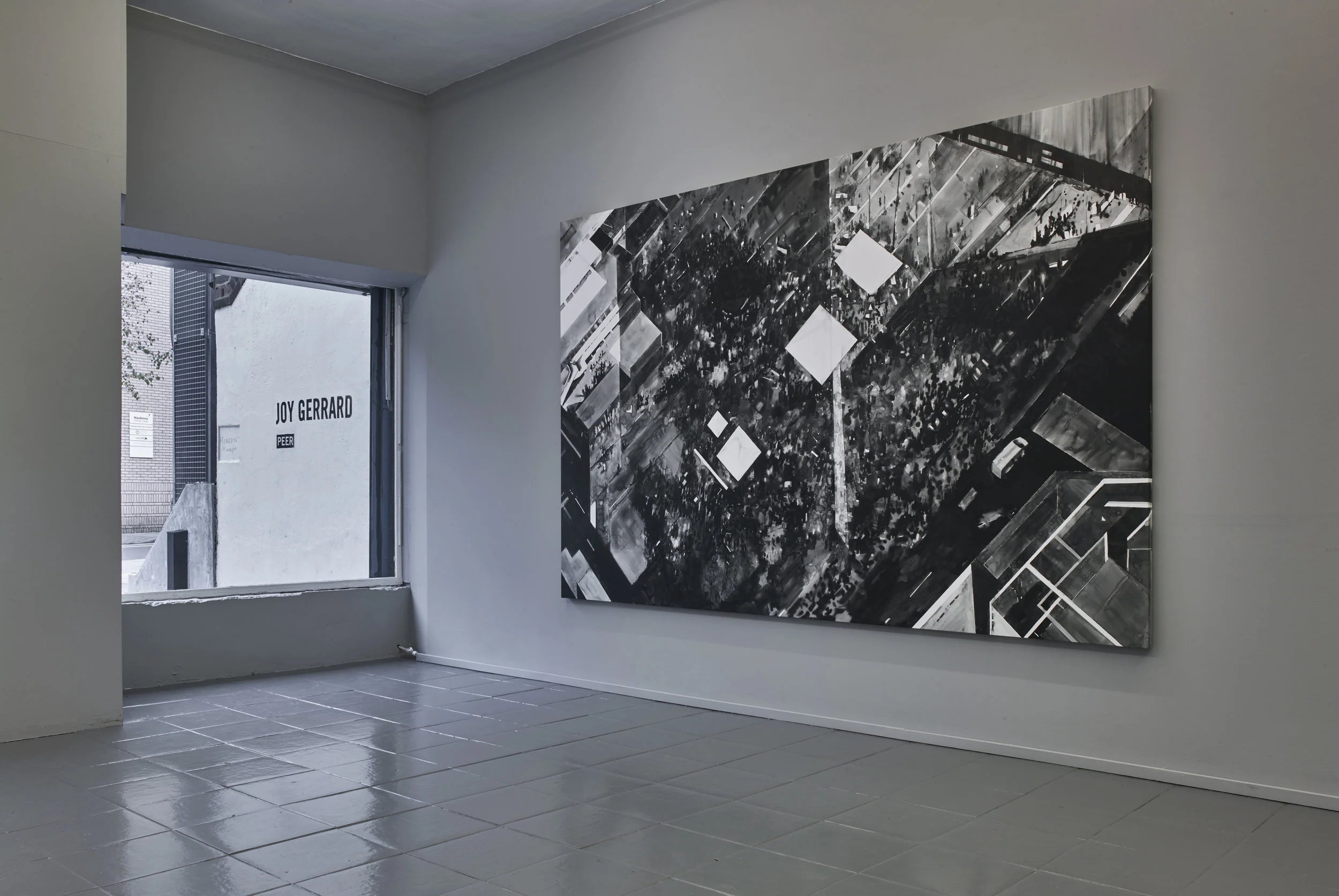  Installation View. ‘Protest Crowd’ at Peer, London. October 2015. Images courtesy of Peer and the artist.  