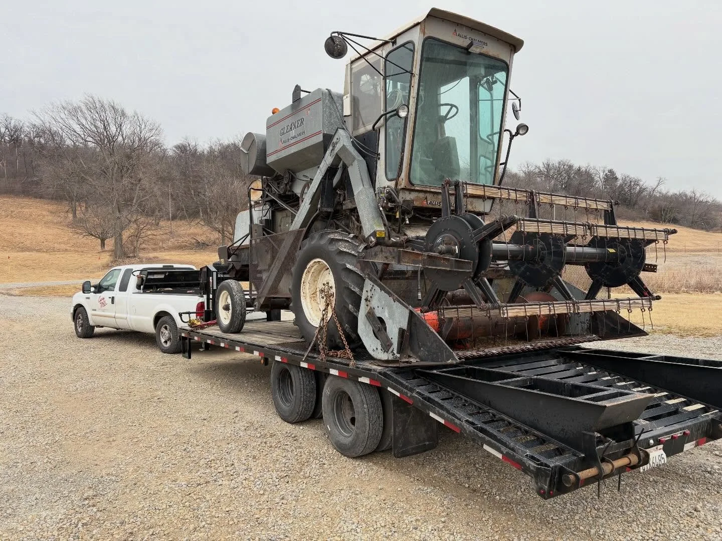 Meet Elvis! The Big Red Bug, inspiration for our popular flour as well as my four-legged sidekick, is a wonderful machine. However, at 72 years old, The Bug has earned some rest. Each of the last few years, something critical has broken mid-harvest. 