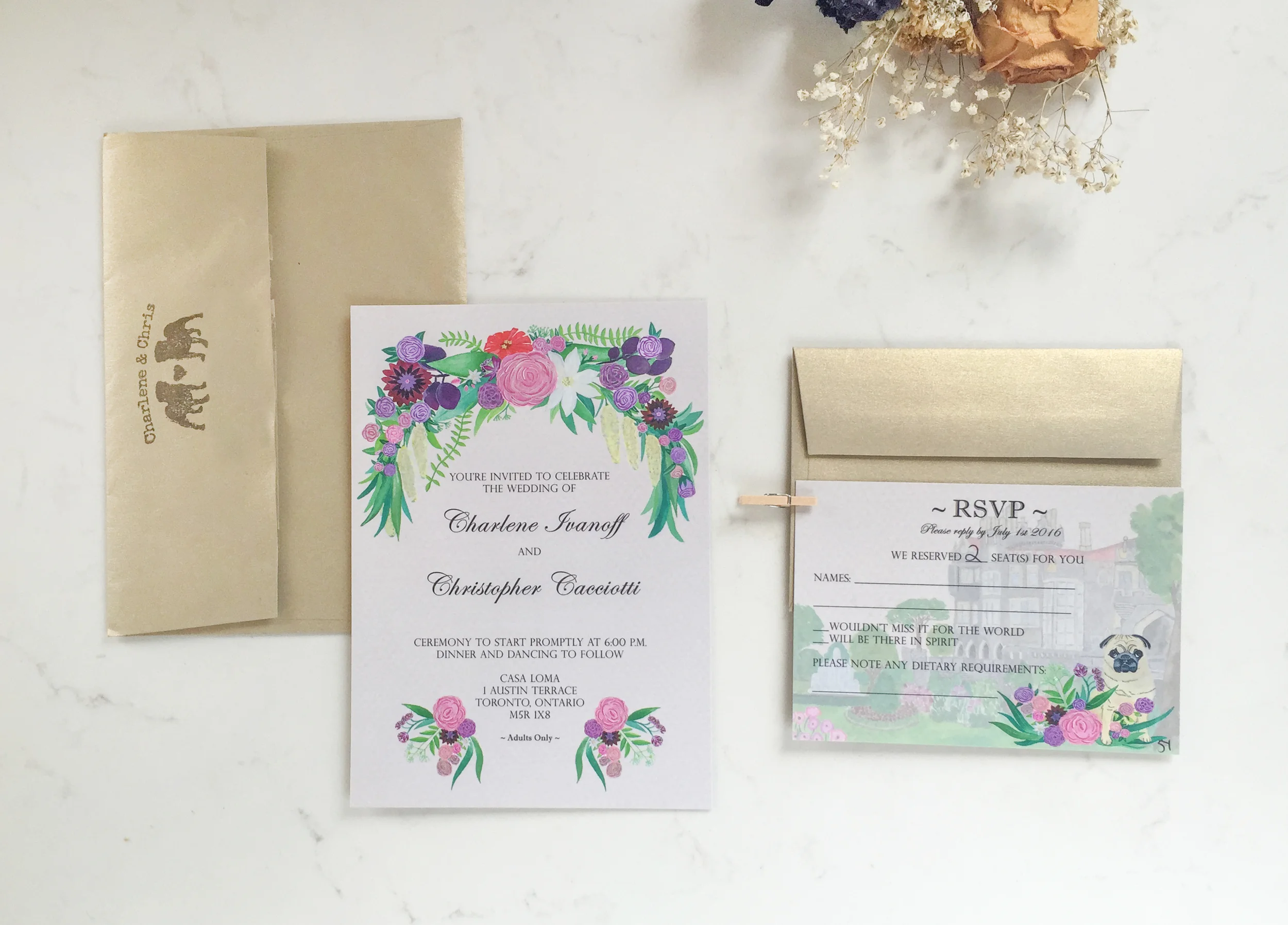 Custom Wedding Invitations