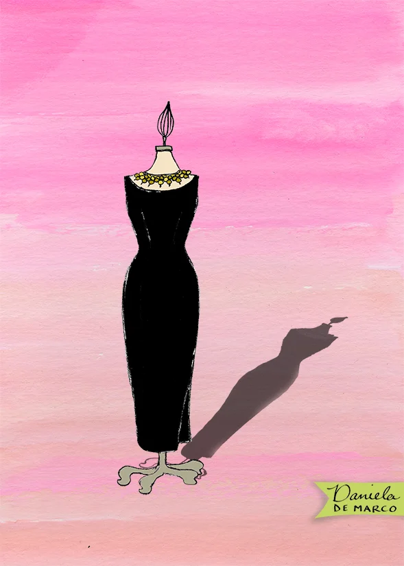 Little Black Dress - wall Print