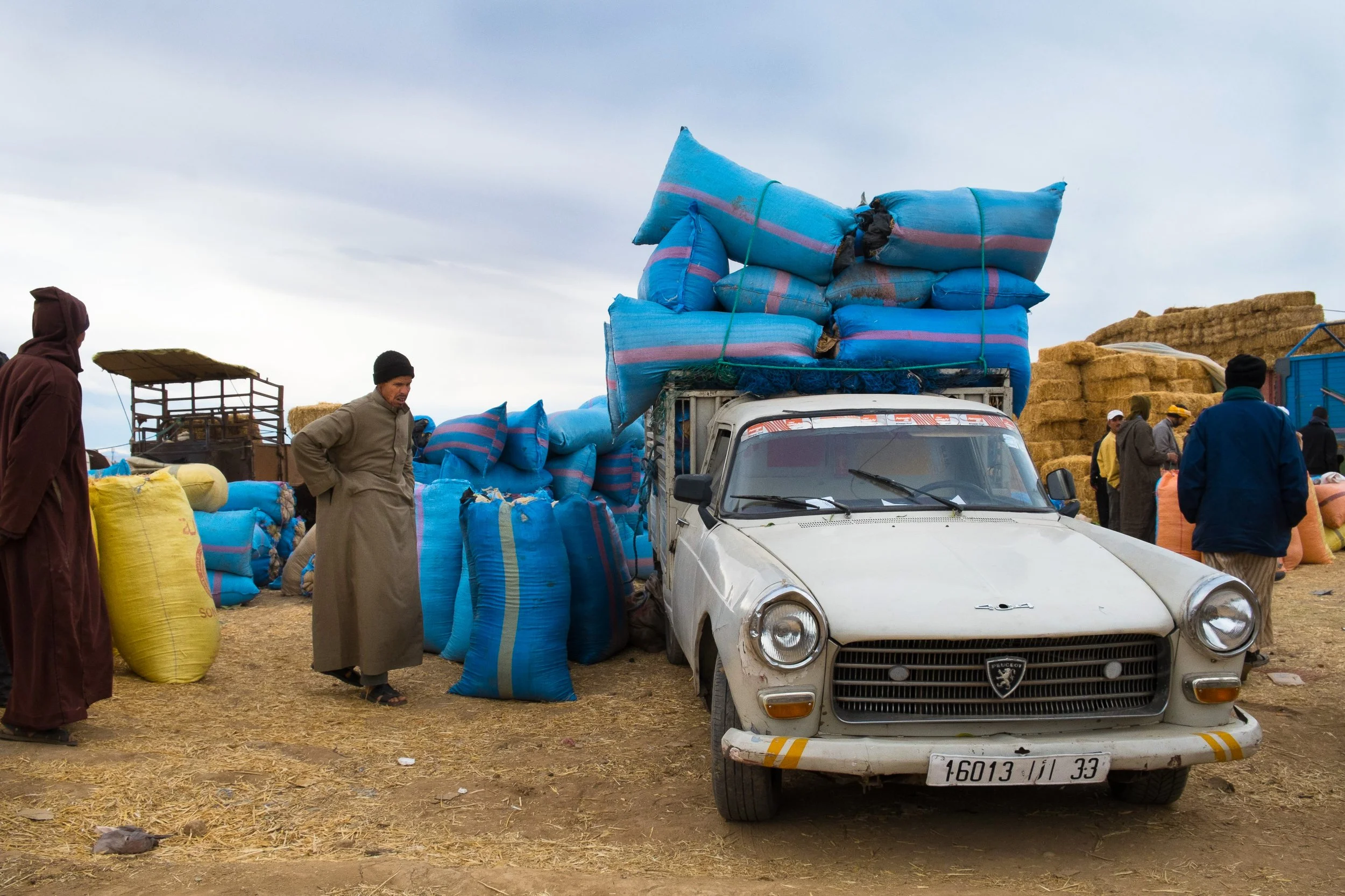 Comprador de heno_II. Taroudant, Marruecos