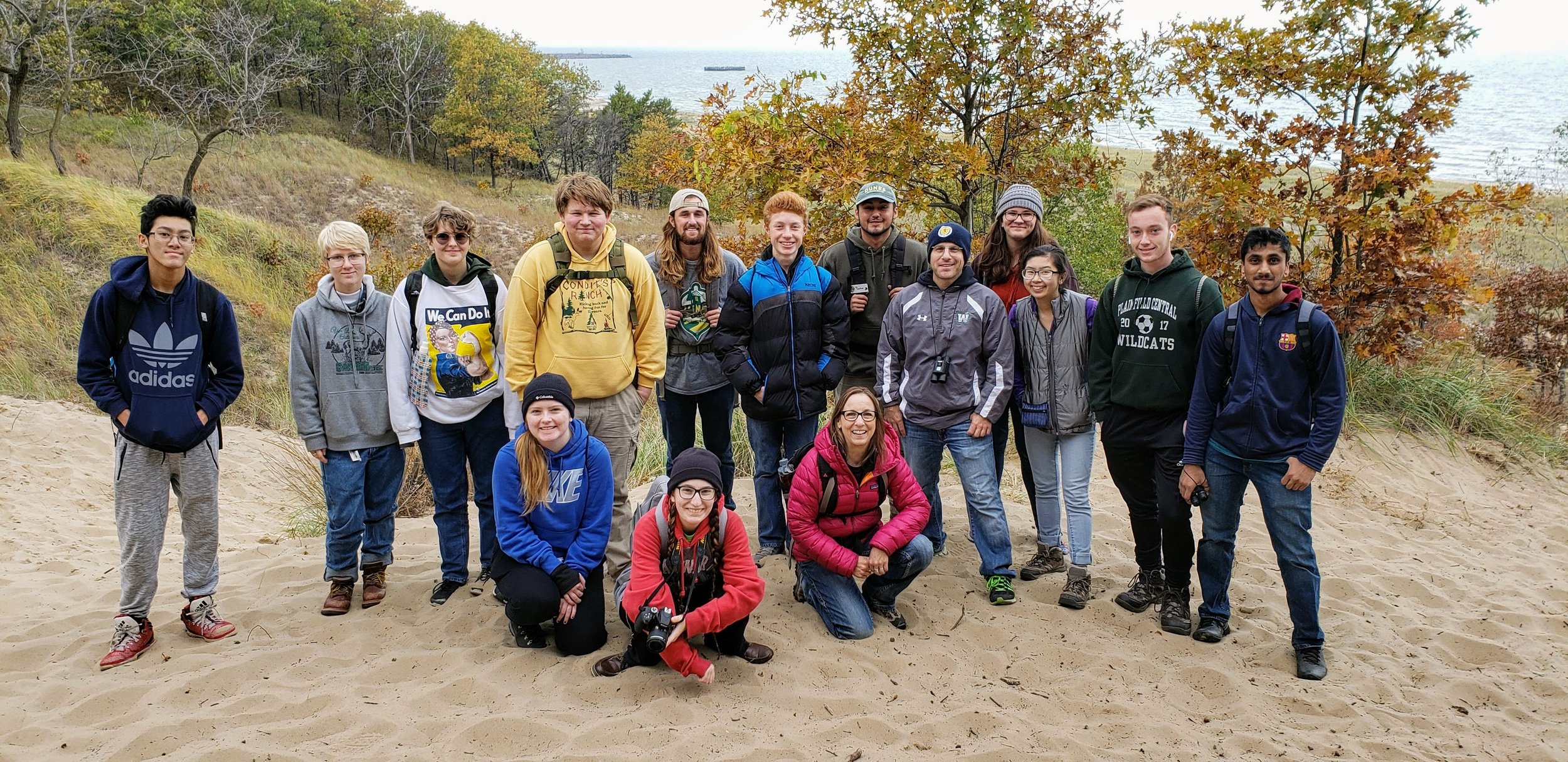 Trail Group on a Dune