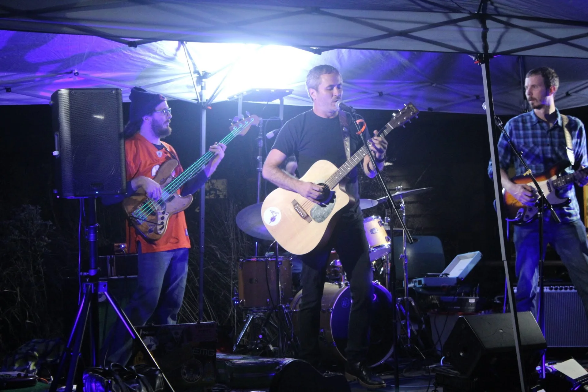 Planetary Blues Band performing at the Homecoming Celebration