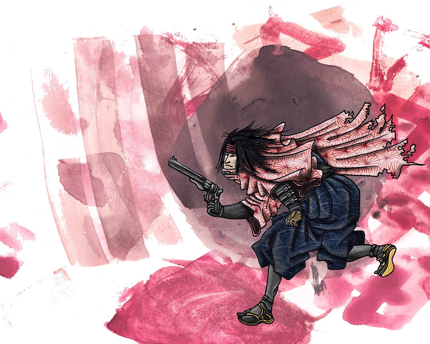 GAAM Fantasy - 2014 - Ukiyo-e Vincent Valentine - ©ElenaØhlander