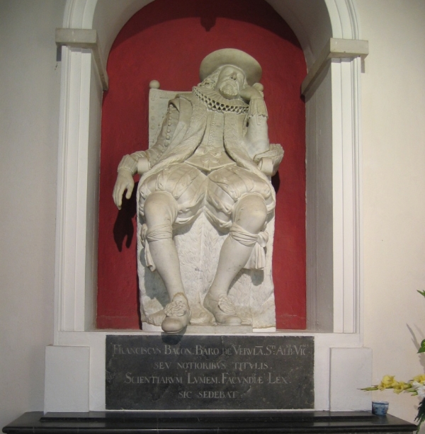 Another grumpy Bacon, because I can’t resist. This one’s from his grave-site at St Michael’s. I look forward to looking this impatient (or at least - frankly - bored) on a gravestone.
