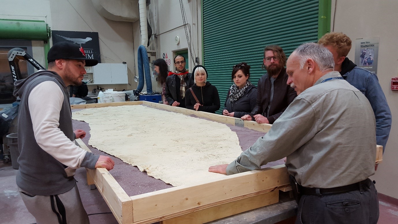 Don Brinkman explains said trackways, found by a team including Ben Borkovic, of Extinct fame !