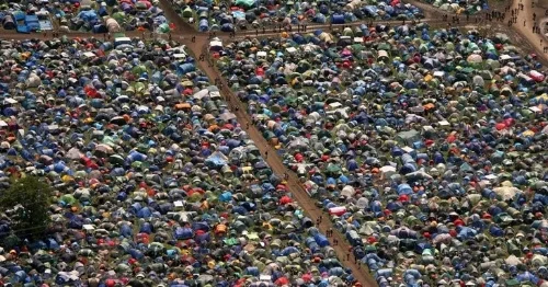 Everyone camping …