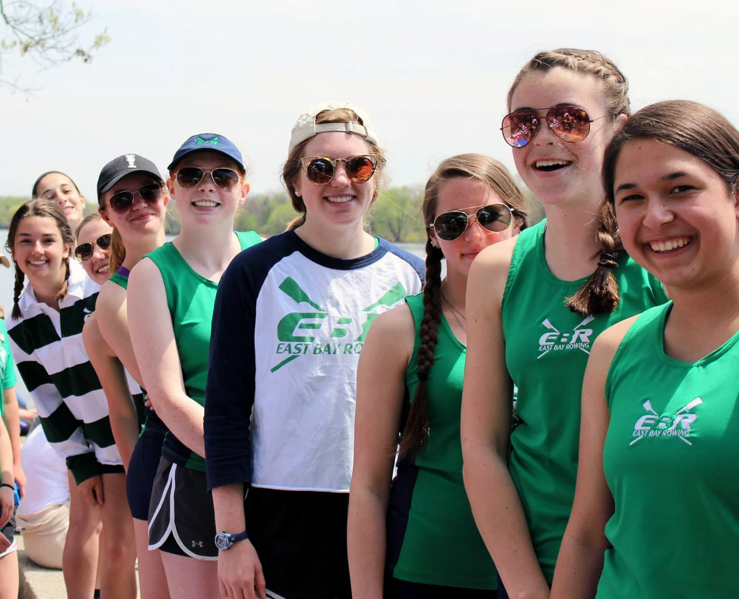 East Bay Rowing, graphic design, logo