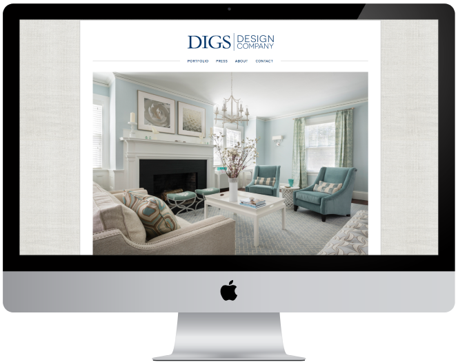 Digs Design Company Website