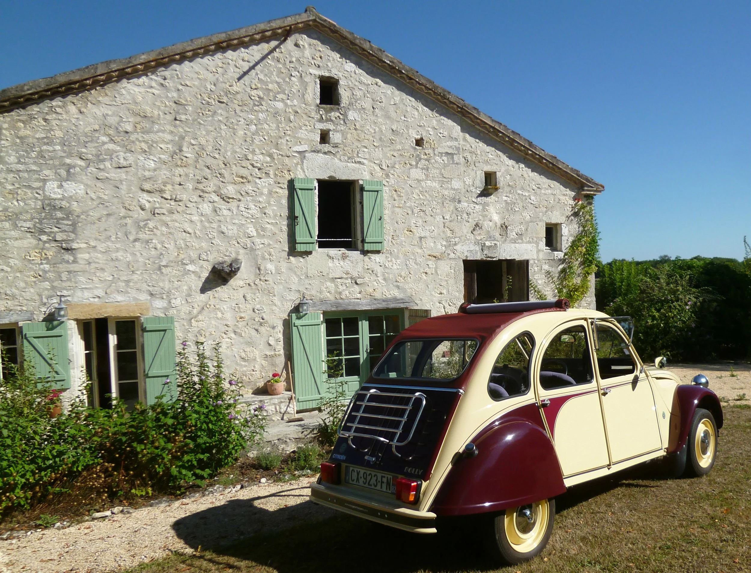 "Dolly" at the Farmhouse.