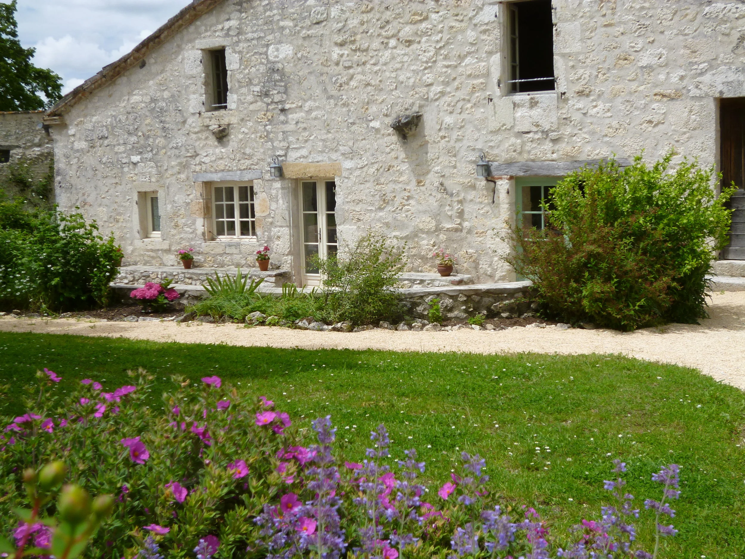 I love this picture, but as you can see the shutters have not yet been put back after painting. They are back on now!