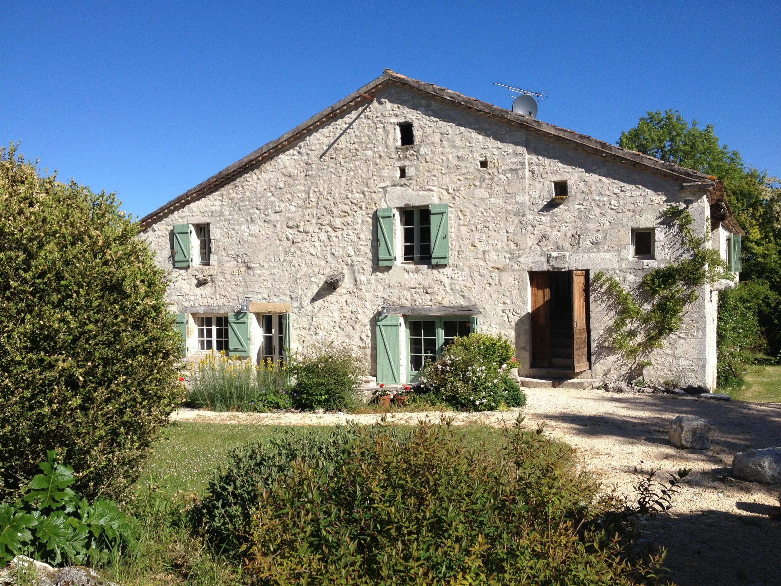 April at The French Farmhouse.