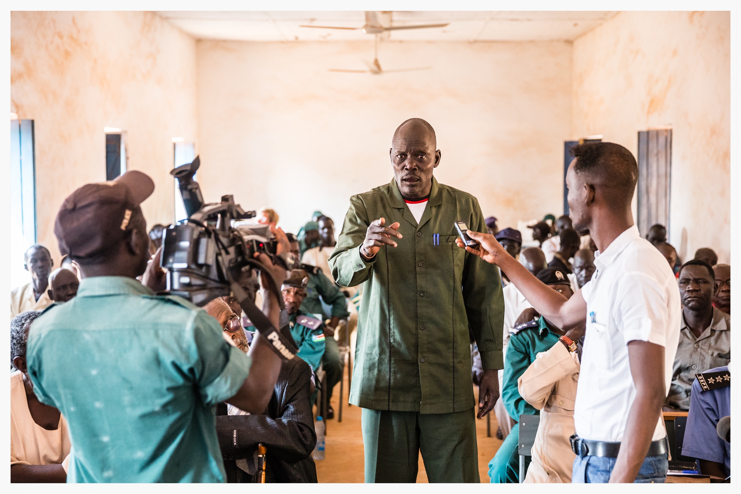 Community security meeting, WBEG State, South Sudan. Photo © Marcus Perkins
