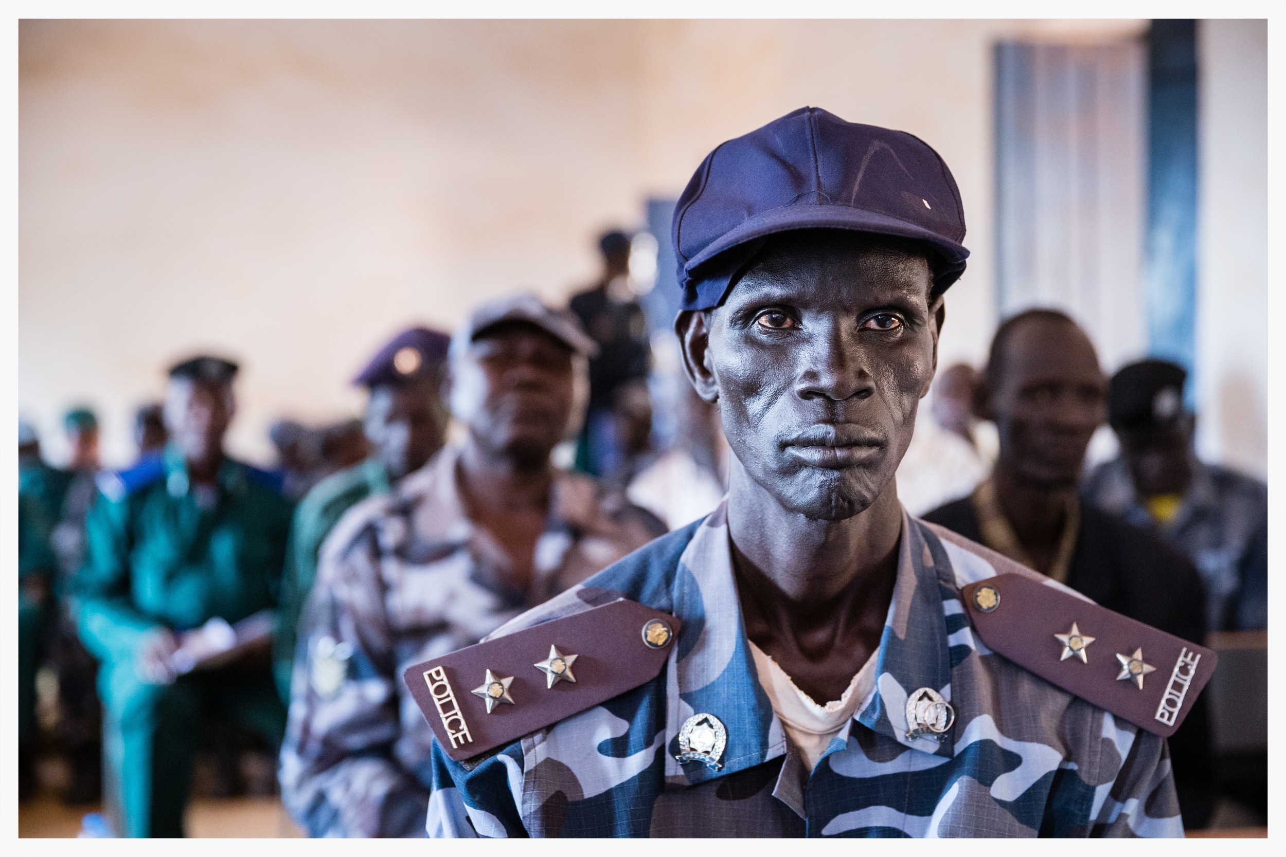 Police officer, Wau, Western Bahr el Ghazal state, South Sudan. Photo © Marcus Perkins