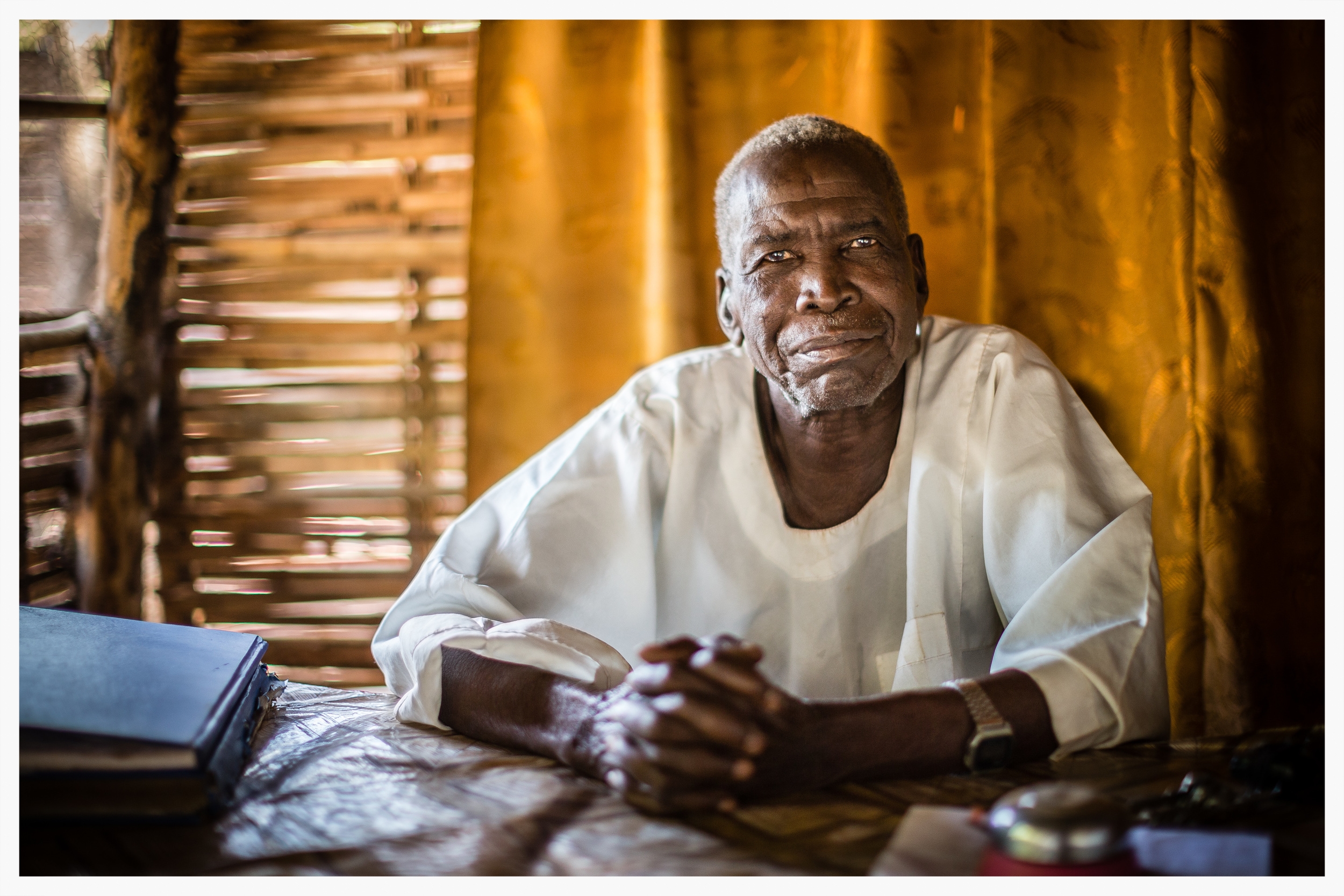 Traditional judge, Jebel Kheir, Wau, WBEG State, South Sudan . Photo © Marcus Perkins