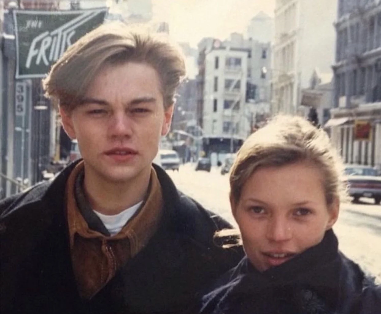 Leonardo Dicaprio and Kate Moss, both age 19
