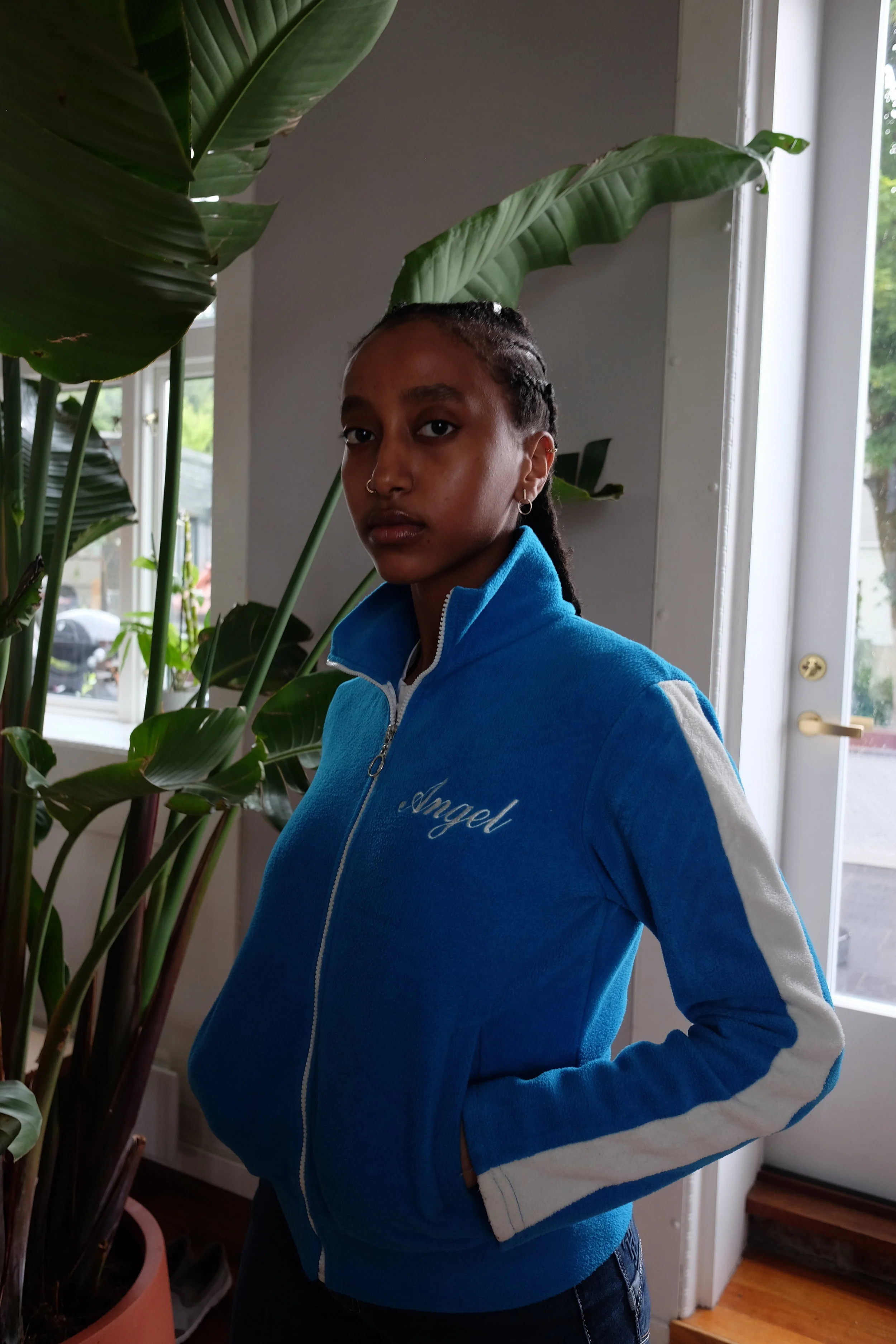 Forglemmegei angel jacket