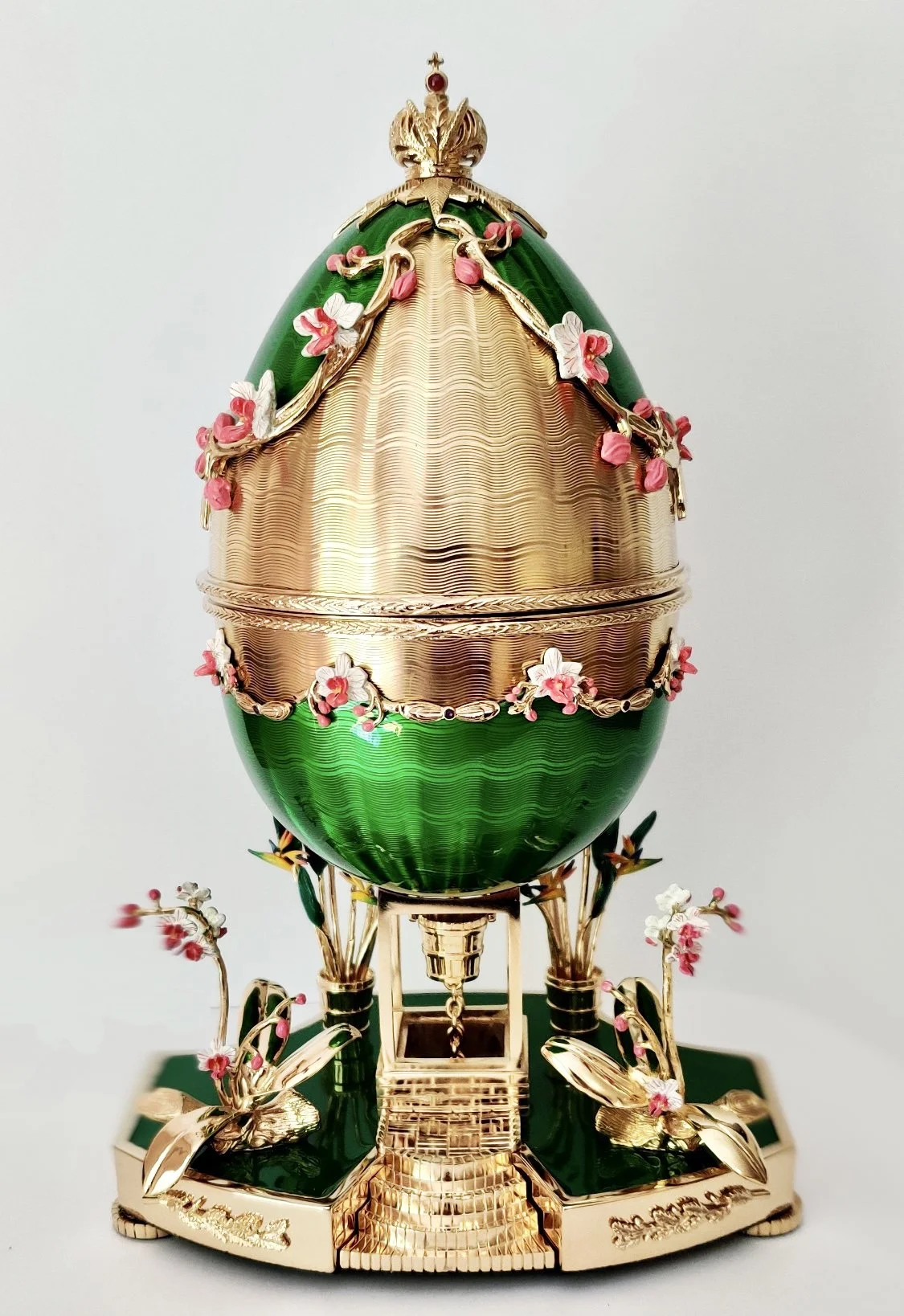 Theo Faberge Imperial Style Garden Egg
