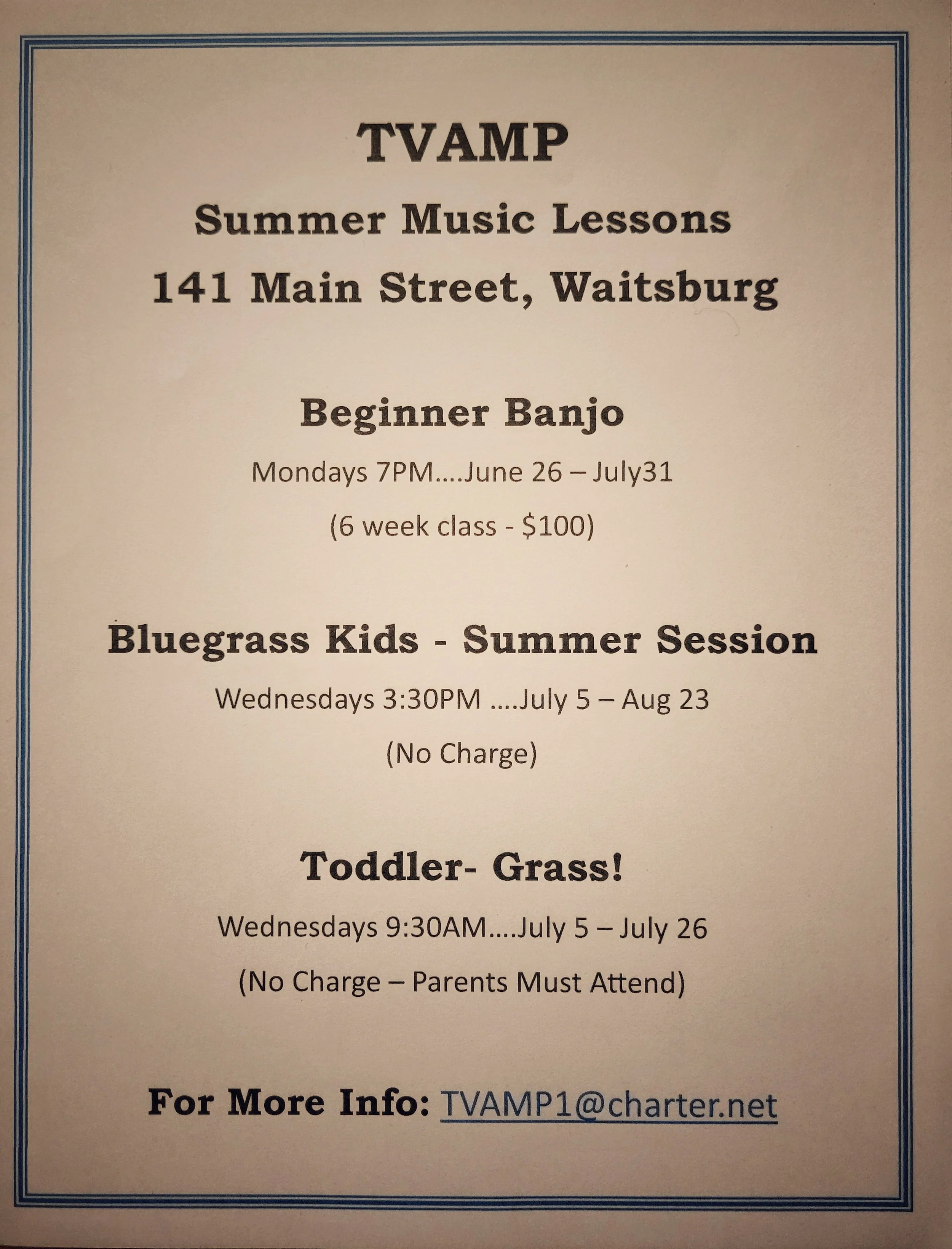 Beginner Banjo (Six Weeks of Lessons