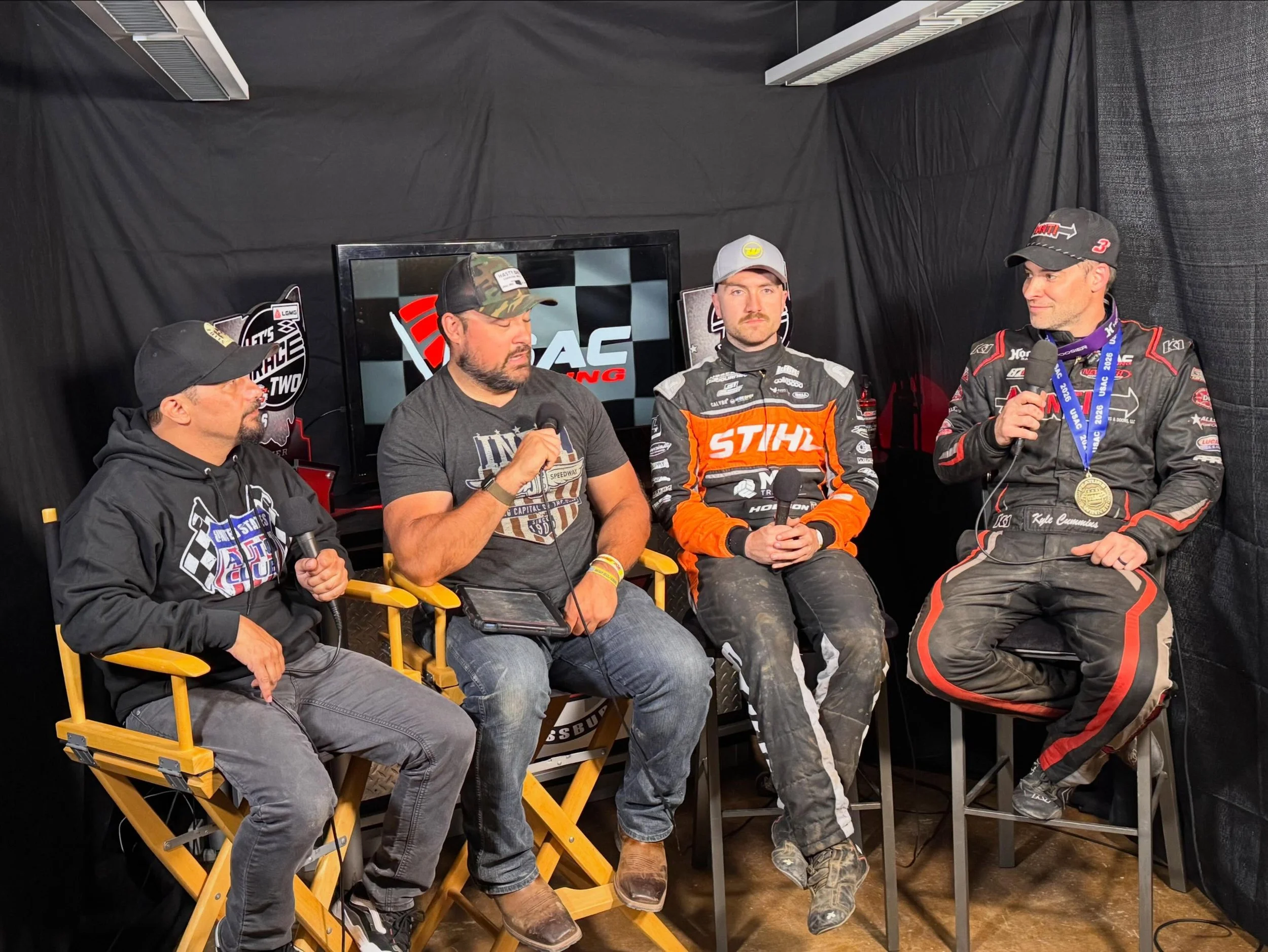 Very cool night with @eldoraspeedway and @usacnation for #LetsRace2
Hoping the weather holds out for more tomorrow!