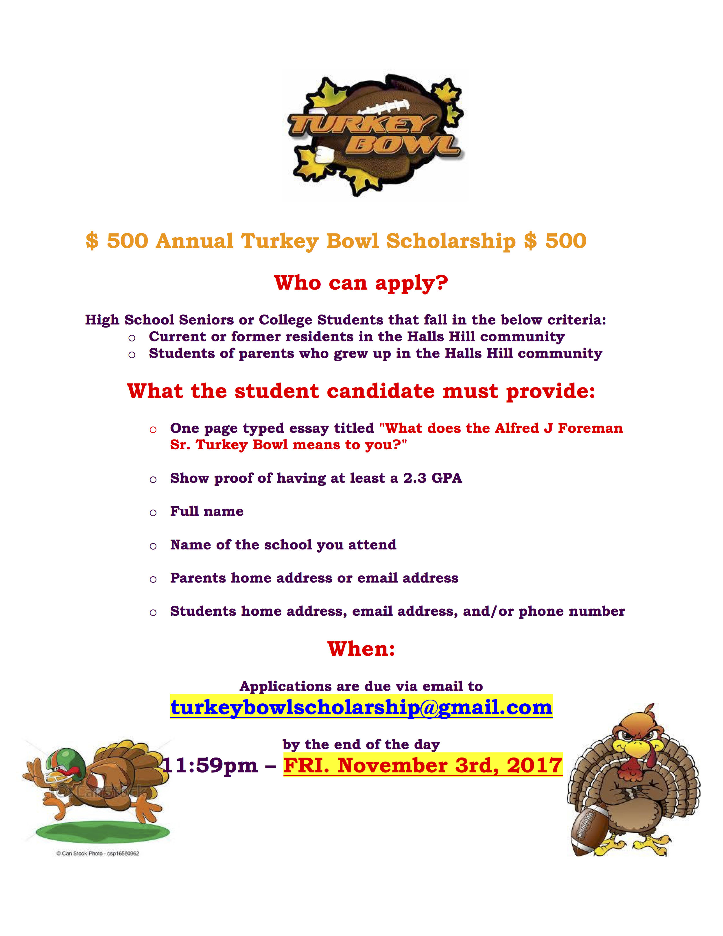 500 Annual Turkey Bowl Scholarship-2017.jpg