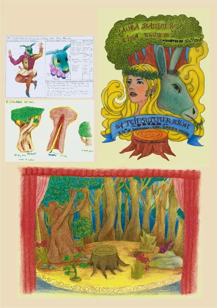 Illustration_MidSummerNightDream_Stage_Set_Design