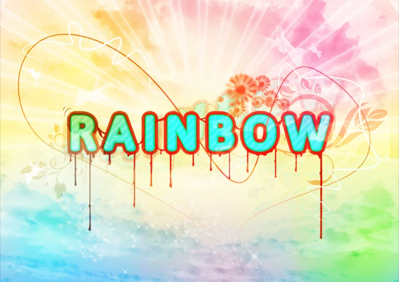 Decorative_Type_Design_Rainbow
