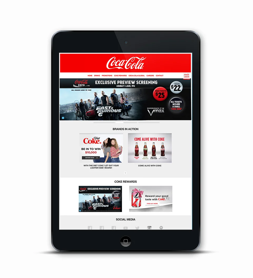 Coke_Fast&Furious6_Promotion_CokeWebsite_HomepageBanner