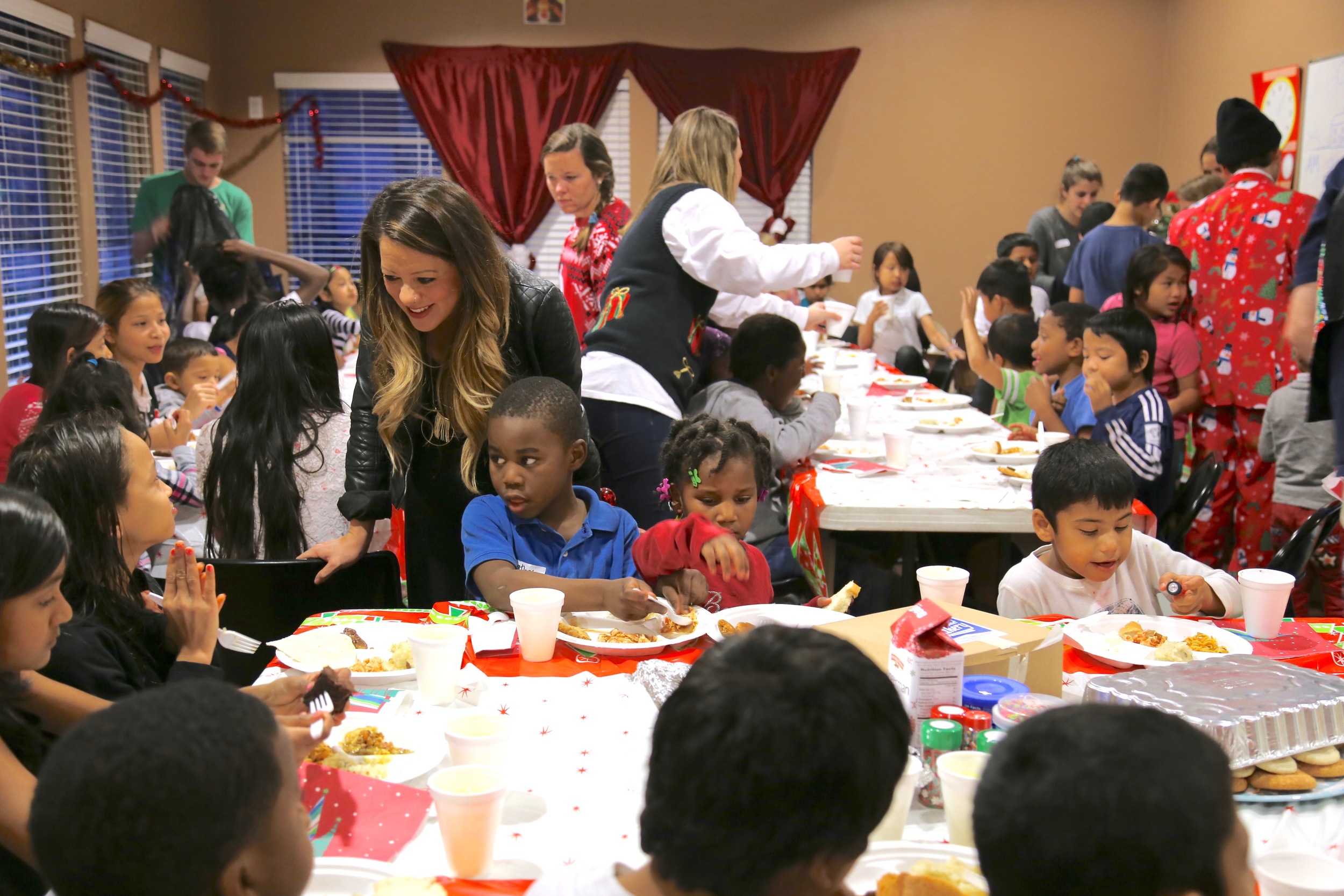  Our kids' program's annual Christmas party 