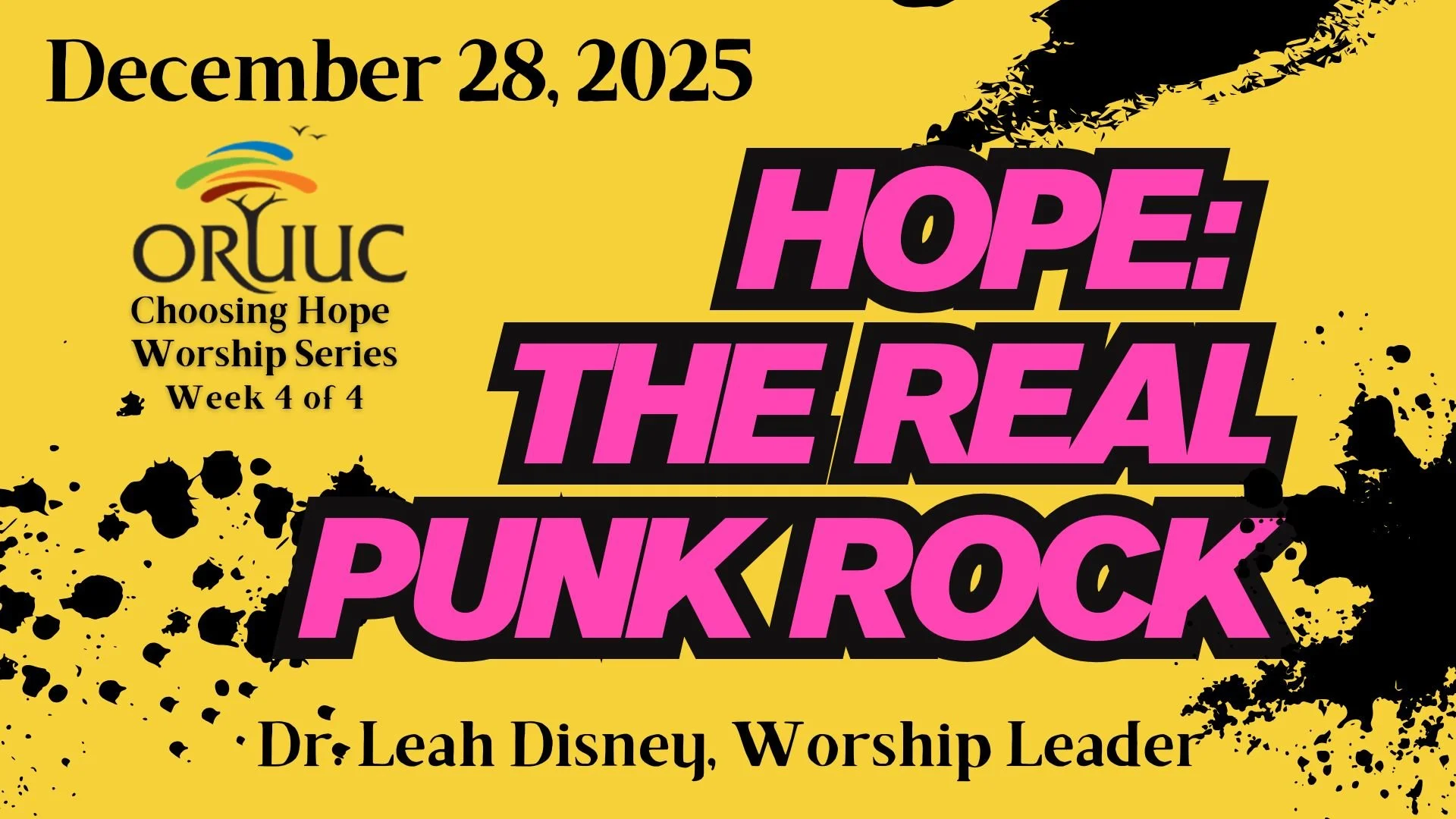 Sunday Morning Worship: Hope: The Real Punk Rock