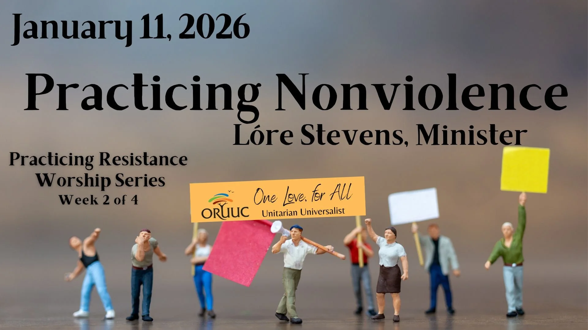Sunday Morning Worship: Practicing Nonviolence