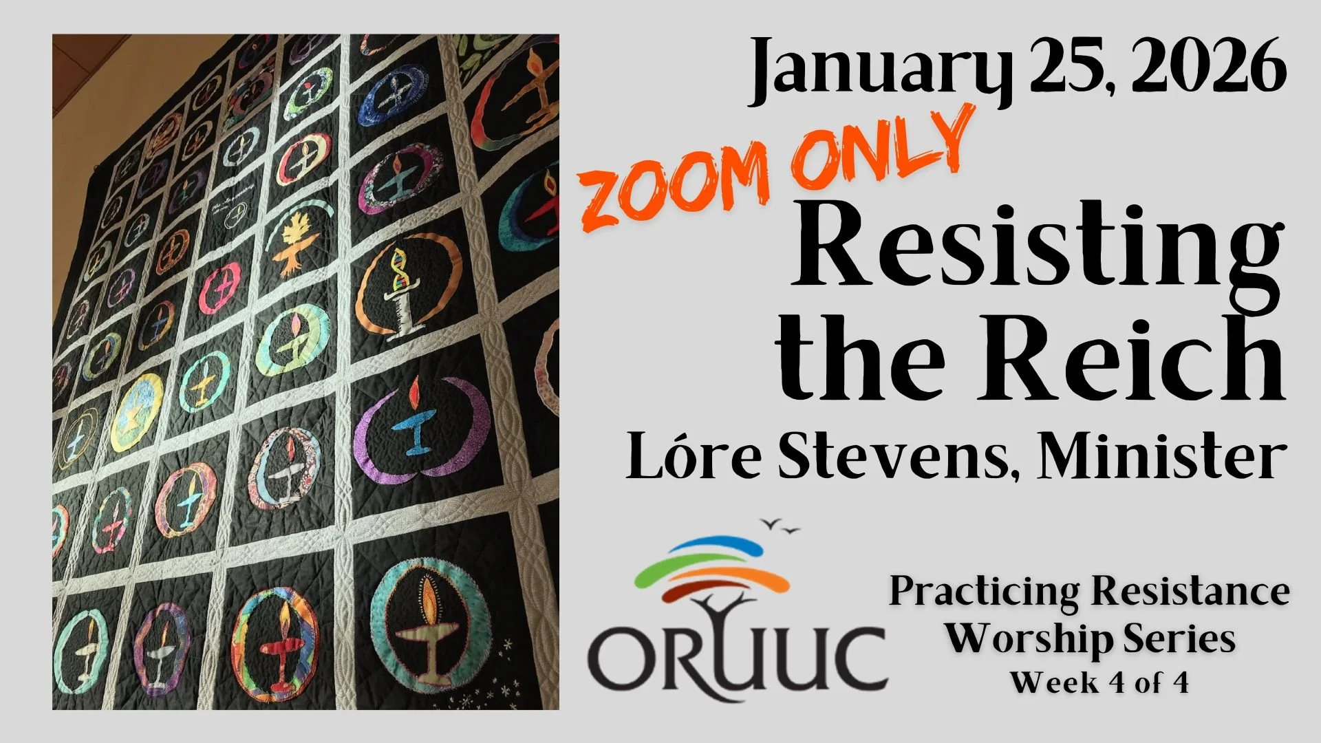 Sunday Morning Worship: Resisting the Reich