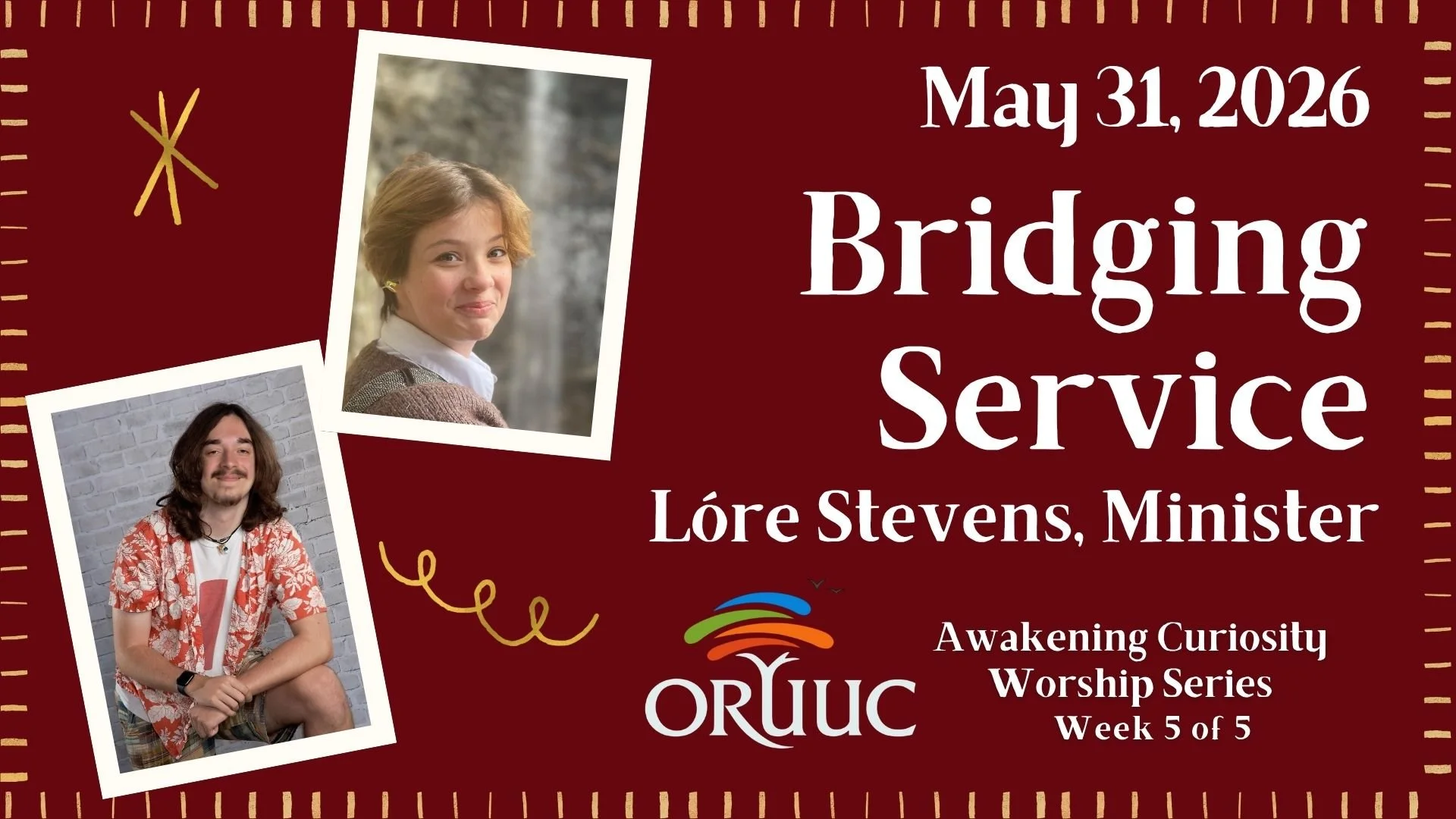 Sunday Morning Worship: Bridging Service