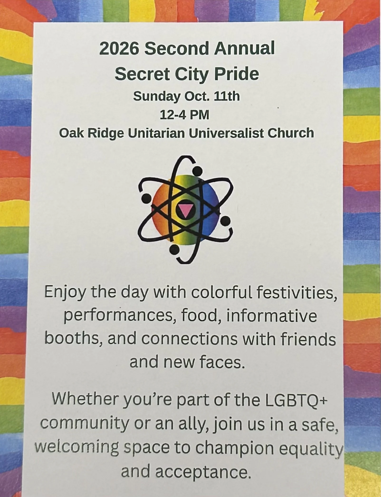 Secret City Pride Festival 