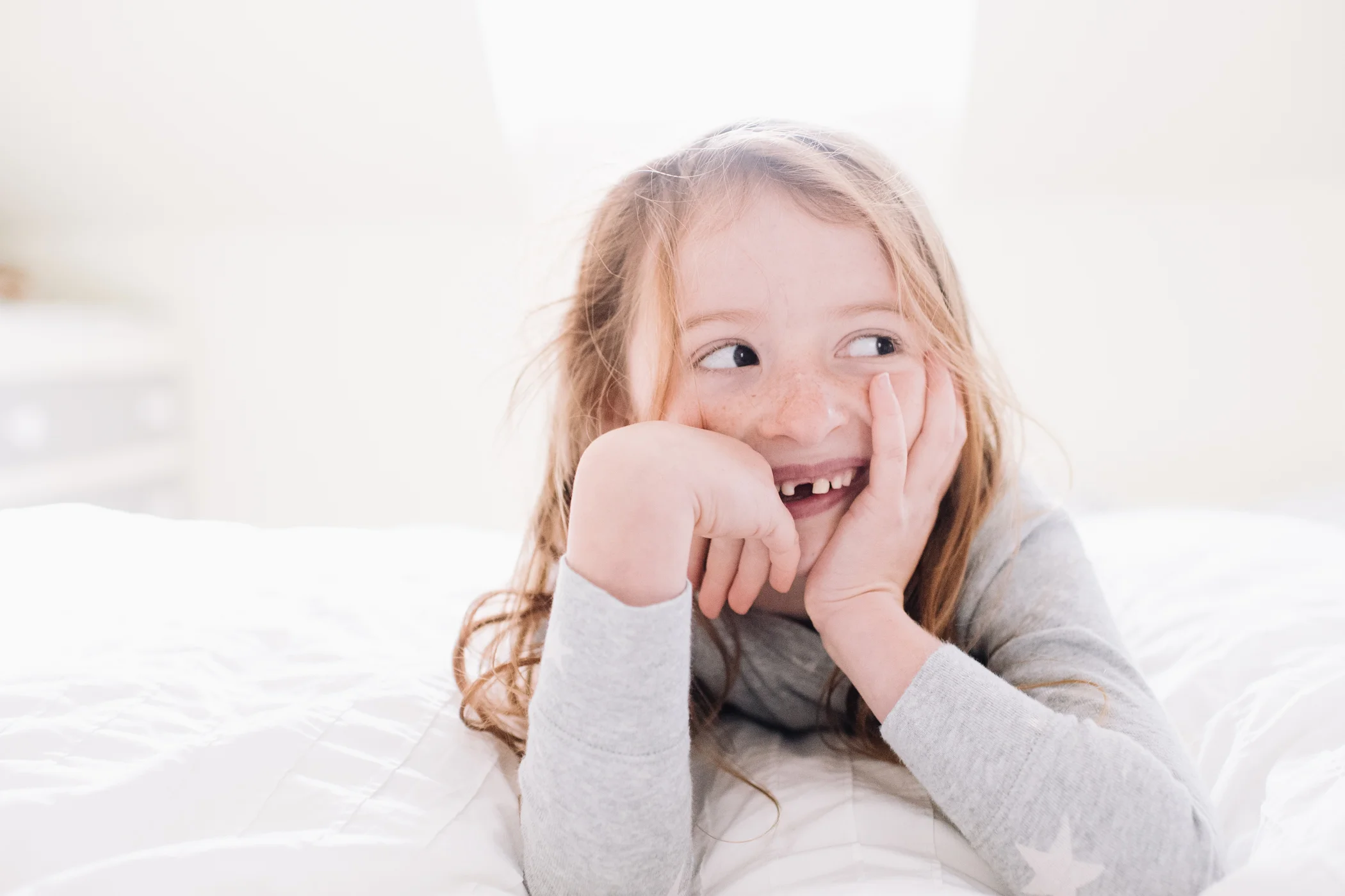 girl with missing tooth - maine lifestyle photographer