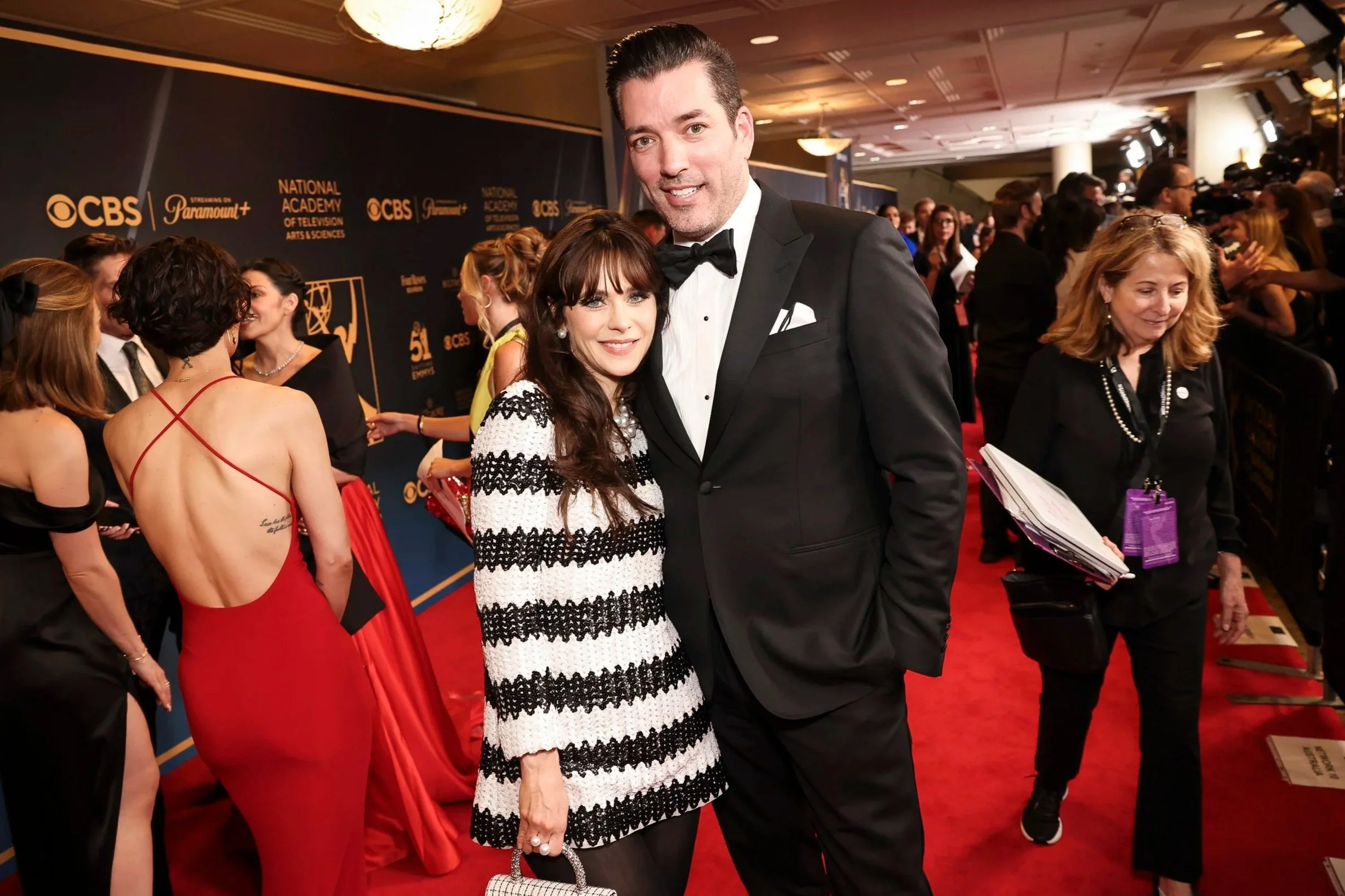  Zooey Deschanel and Jonathan Scott at The 51st Annual   Daytime Emmy  ® Awards - Los Angeles, CA - June 2024 