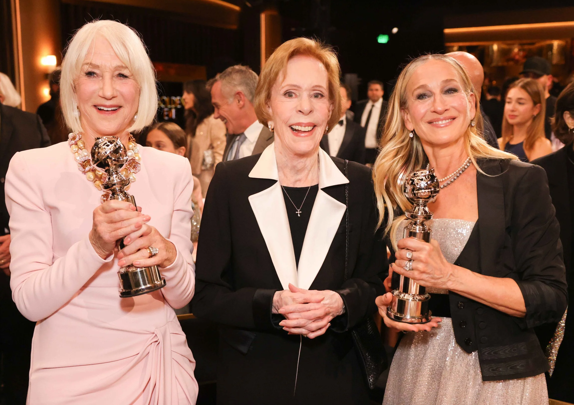  Dame Helen Mirren, Carol Burnett and Sarah Jessica Parker at Golden Eve: The Golden Globes Honor Helen Mirren &amp; Sarah Jessica Parker - January 2026 