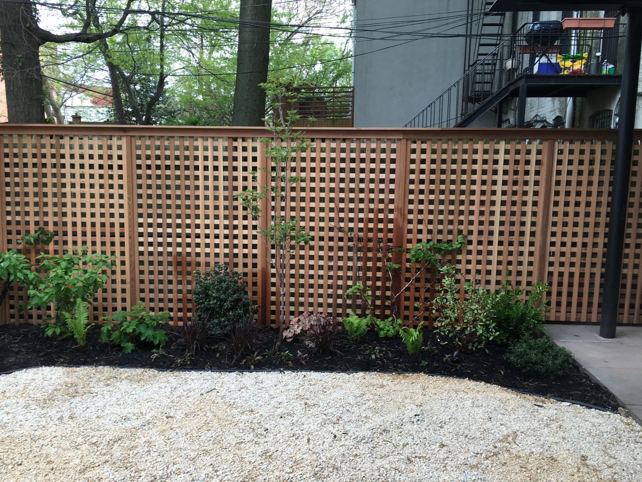 New fence allows air flow while maintaining privacy