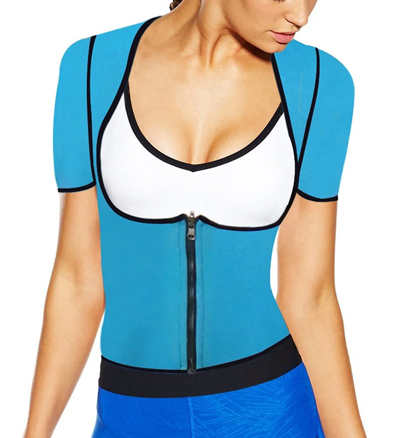 sauna vest with sleeves