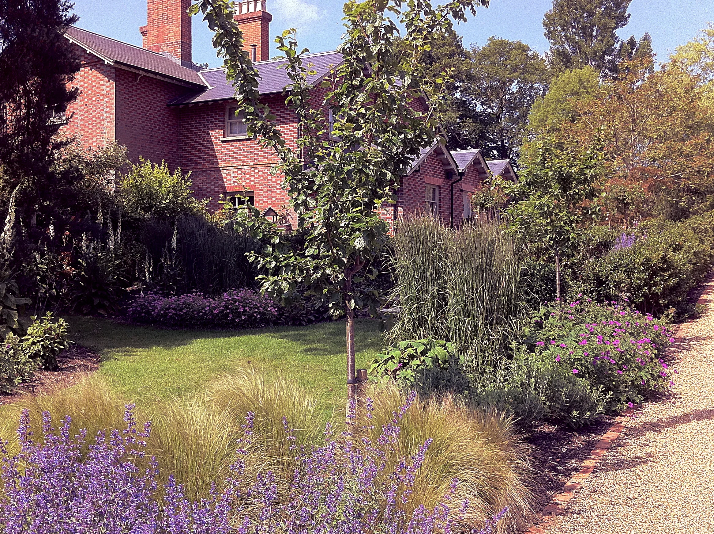Ornamental paths and sunny borders