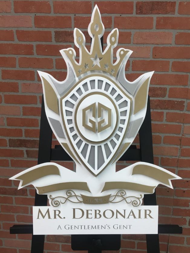 Mr Debonair - Custom Metal Sign.JPG