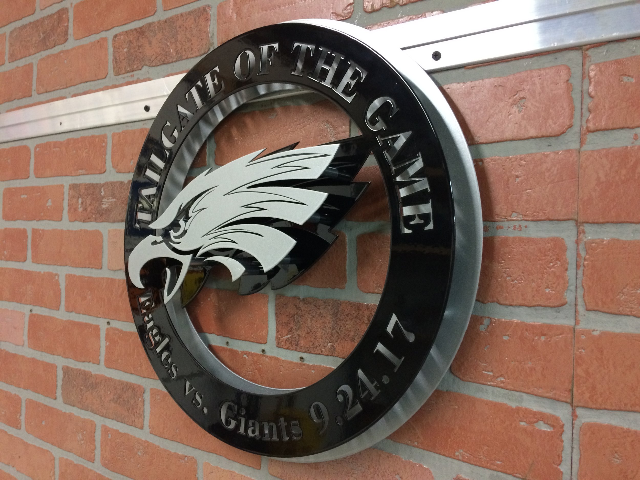 Custom Metal Sign-Eagles Tailgate of the Game-right.JPG