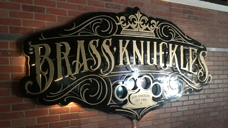 8ft wide sign for the flagship store with neon LED backlighting
