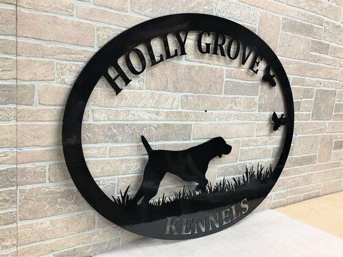 holly grove kennels custom metal business sign-left.jpg