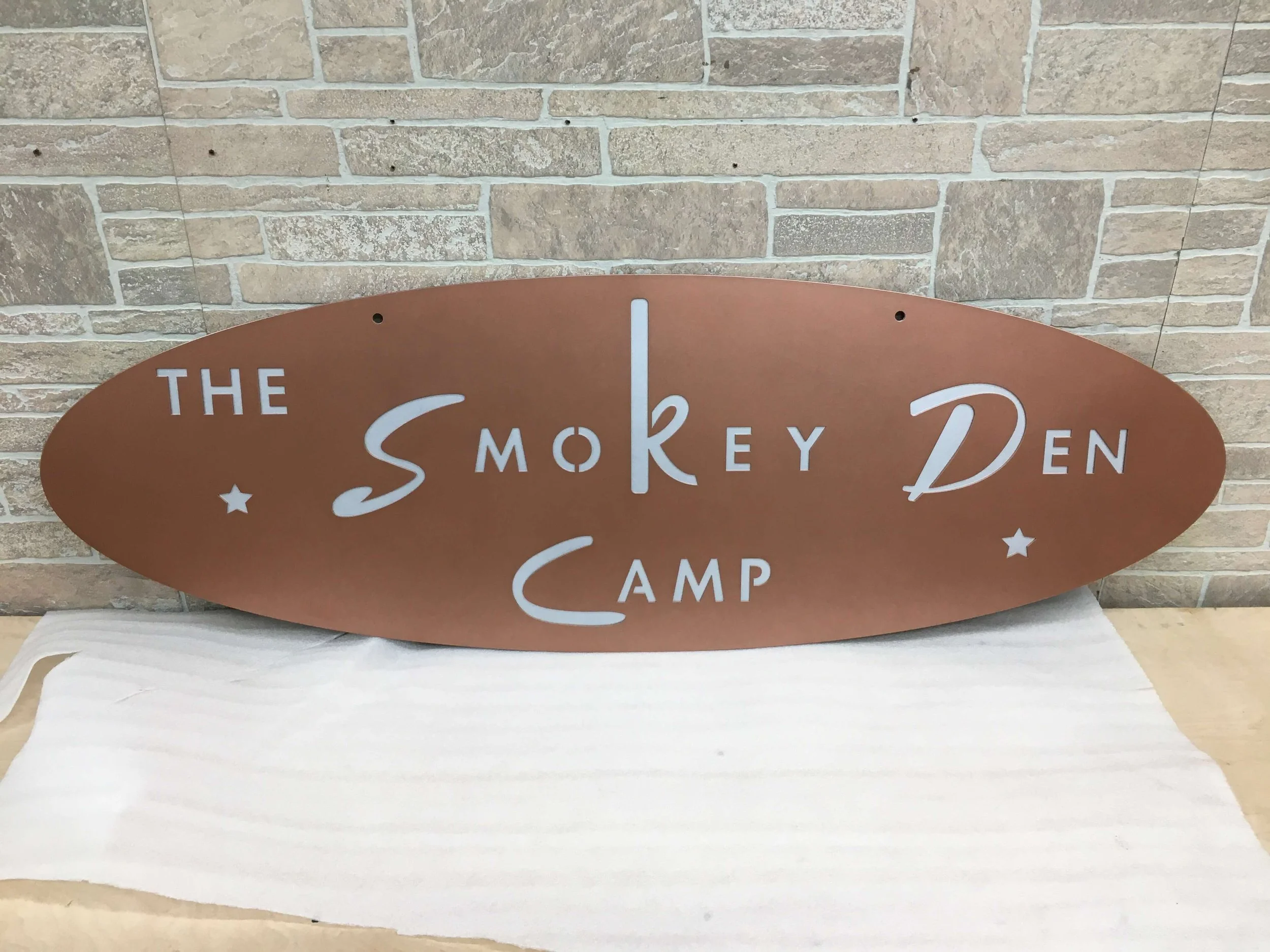 Custom Copper Signs ShieldCo