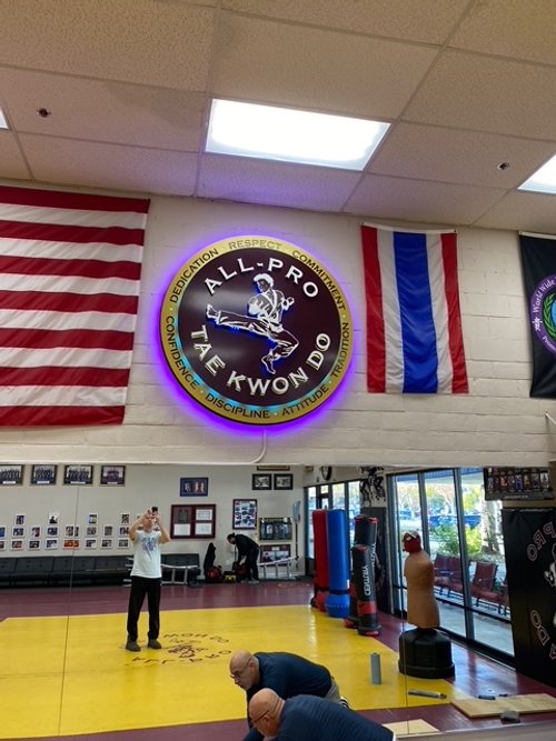 All Pro Tae Kwon Do multi layer two light colors installed (1).jpg