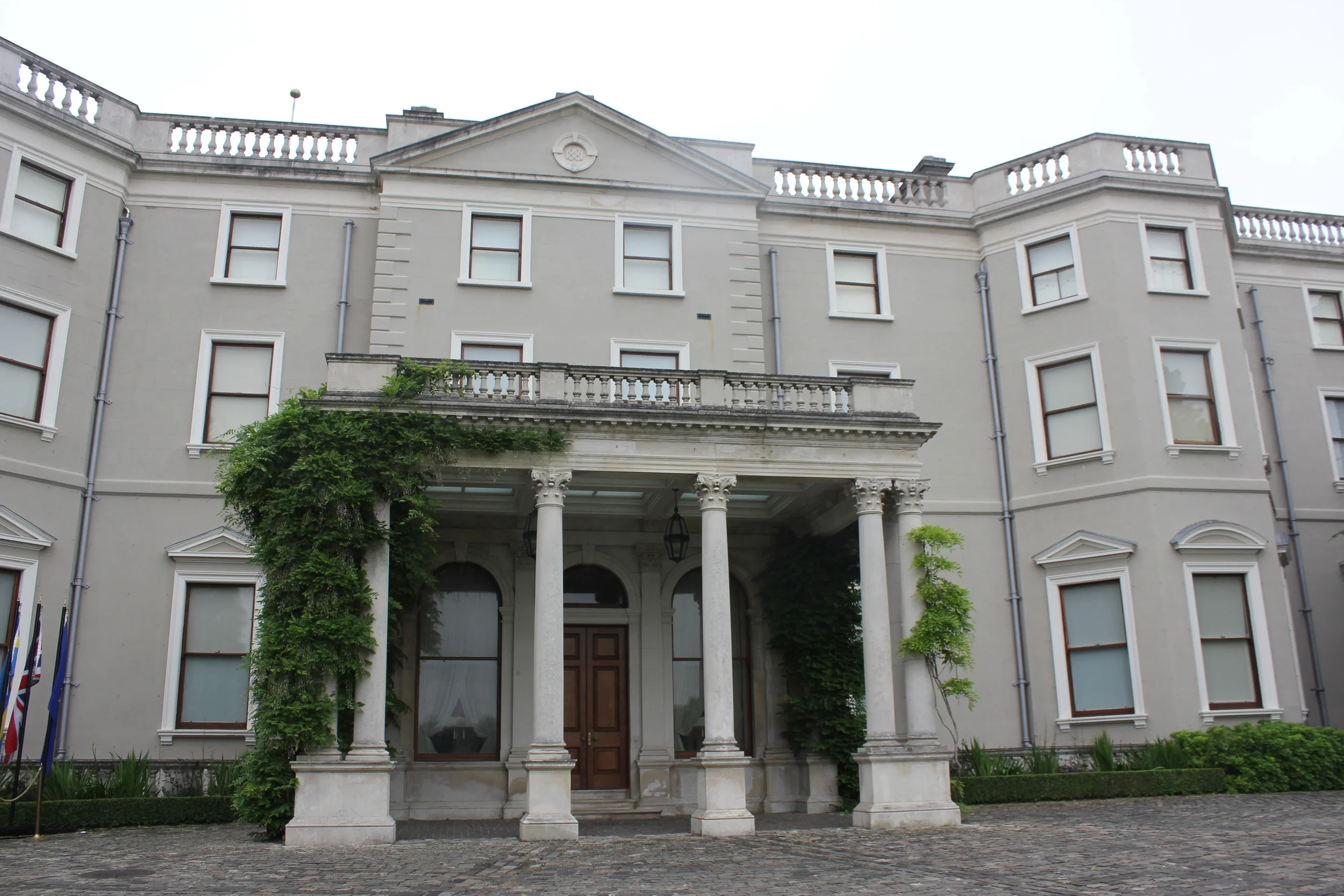   Farmleigh, the official Irish State guest house. It once belonged to the Guinness family.  