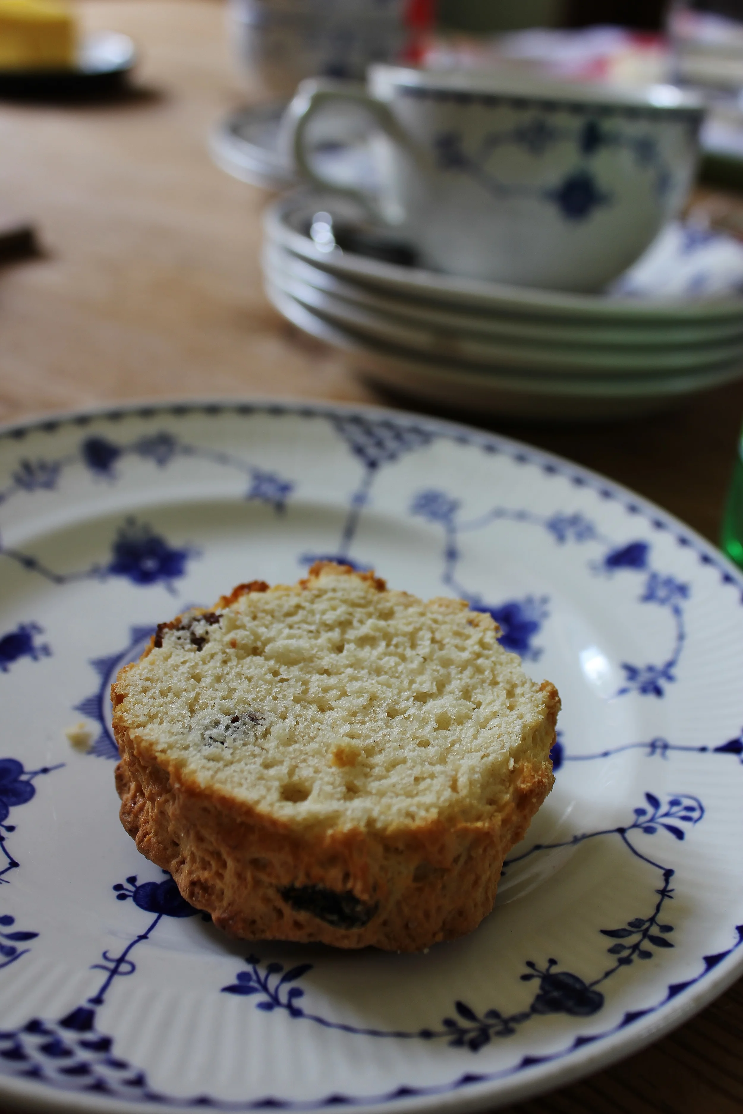  A homemade scone by Mrs. Kelley, the wife of a man whose family helped my great-grandfather escape Ireland in the early 20th century. 