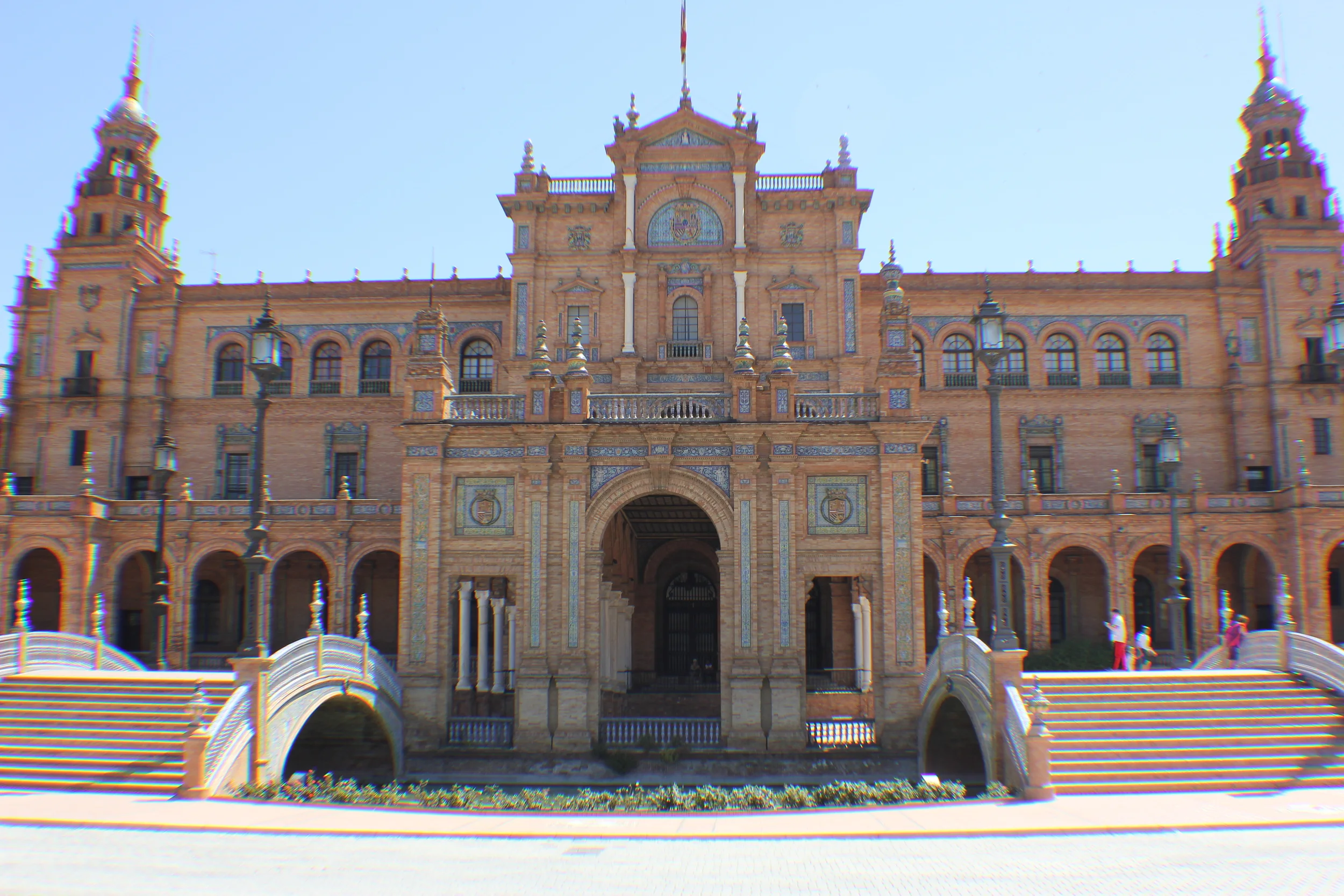  La Plaza de Espana en Sevilla. 