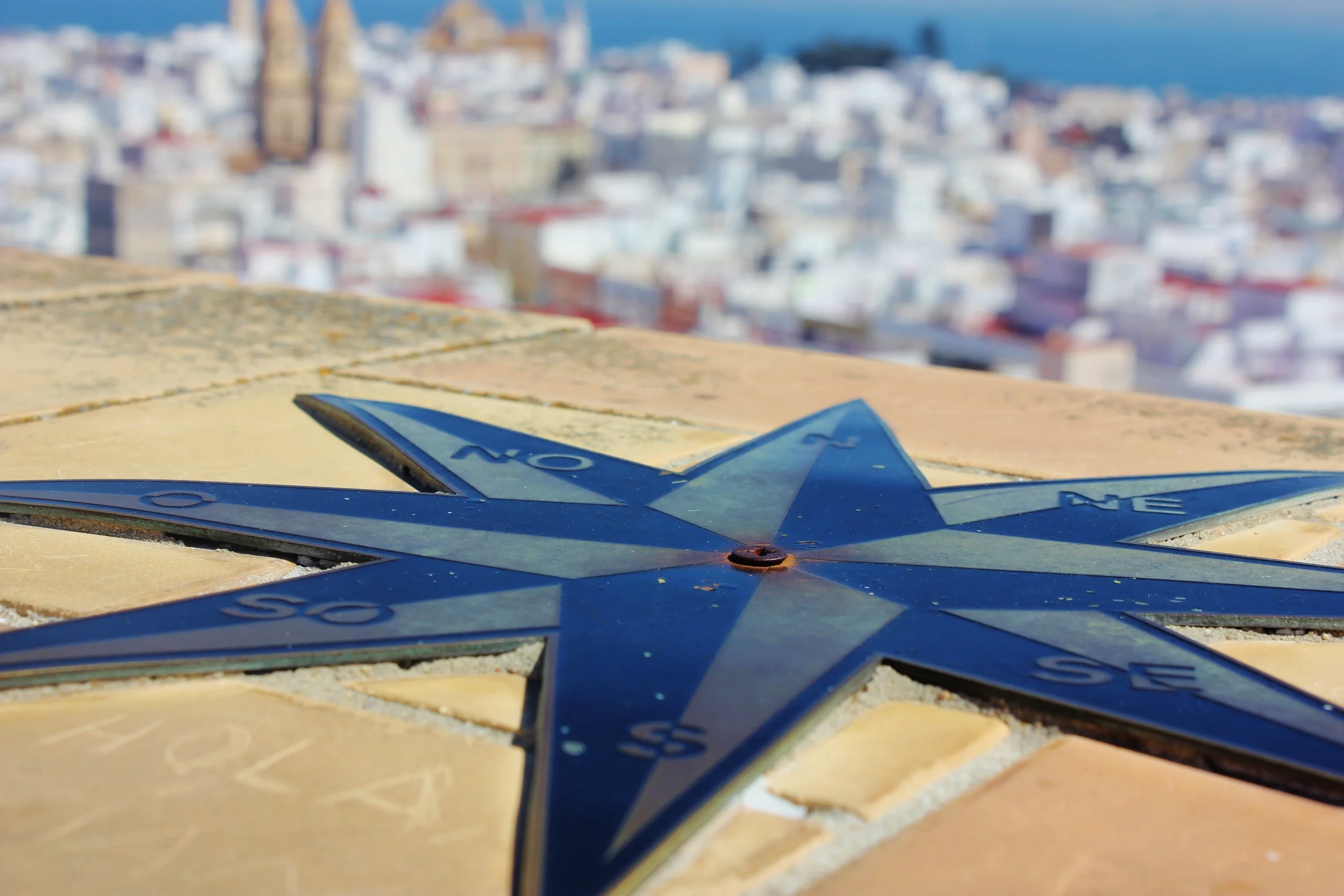  Overlooking the city of Cadiz. 